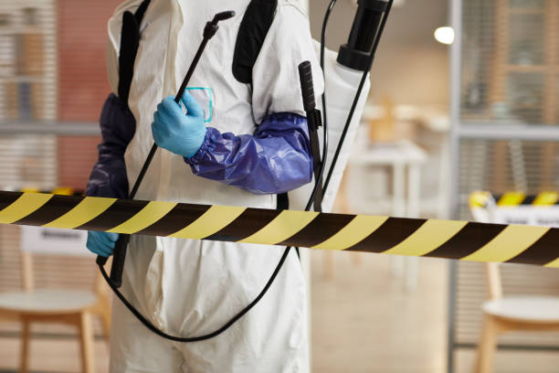 Professional Biohazard Cleanup technician working in York Beach, ME